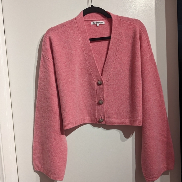 REFORMATION NWOT Val Regenerative Wool Cardigan - Picture 2 of 11